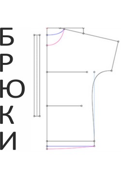 Разработка Базовых лекал: «Брюки» Разработка Базовых лекал: «Брюки»