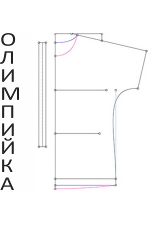 Разработка Базовых лекал: «Олимпийка»