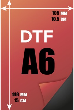 Печать DTF А6