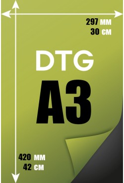 Печать DTG прямая-цифровая А3