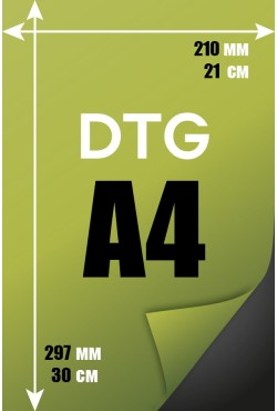 Печать DTG прямая-цифровая А4