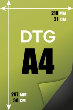 Печать DTG прямая-цифровая А4