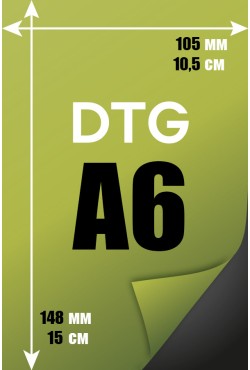 Печать DTG прямая-цифровая А6