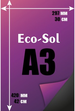 Печать Эко-сольвент А3
