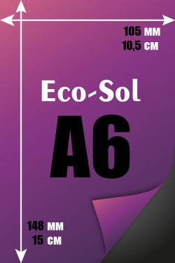 Печать Эко-сольвент А6