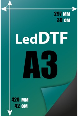 Печать ledDTF А3