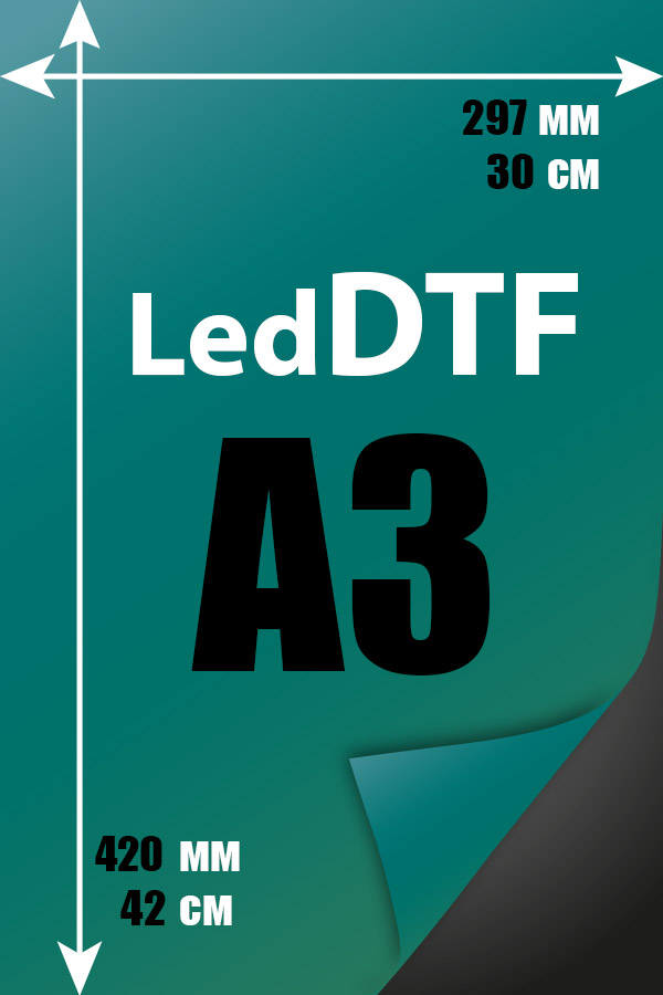  ledDTF A3 Printing    Печать ledDTF А3 