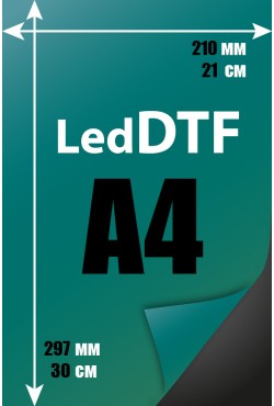 Печать ledDTF А4
