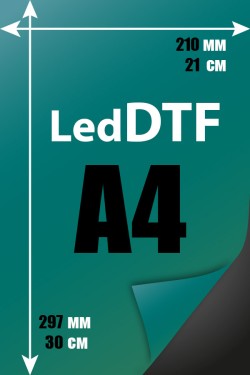 Печать ledDTF А4