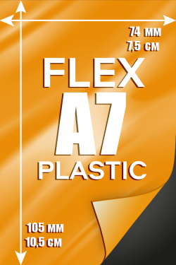 Печать 750 микрон флекстран  эффект пластика А7