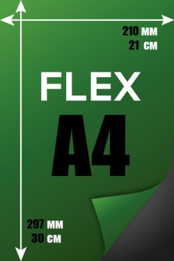 Печать Flex винил А4 Базовый цвет