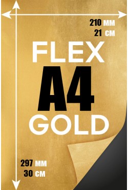 Печать Flex винил А4 | Золотая серебряная и металлизированная пленка