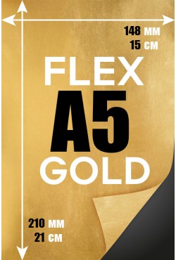 Печать Flex винил А5 | Золотая серебряная и металлизированная пленка