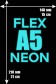  Printing Flex Vinyl A5 neon    Печать Flex винил А5 |Неоновая пленка (светится в темноте) 
