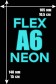  Printing Flex Vinyl A6 neon    Печать Flex винил А6 |Неоновая пленка (светится в темноте) 