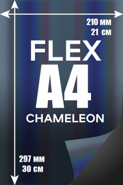 Печать Flex винил А4 | Chameleon Reflective