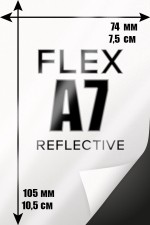  Flex vinyl A7 printing | Reflective    Печать Flex винил А7 | Reflective - Светоотражающая печать 