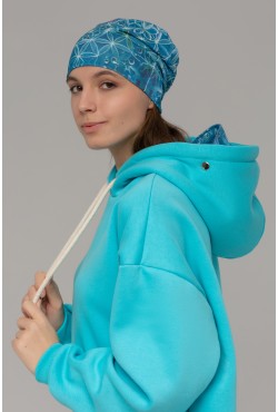 Fullprint beanie-cap Flower of Life