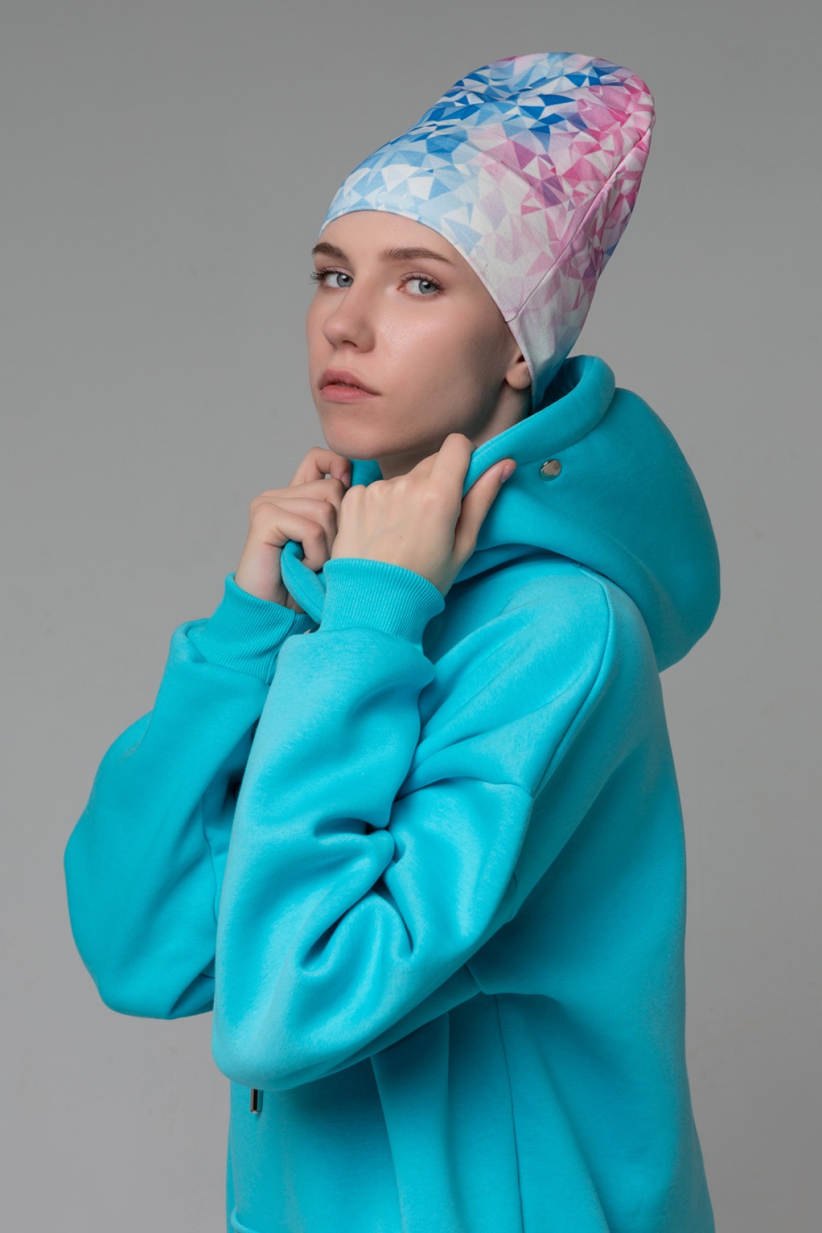 Fullprint beanie-cap Polygon — фото 4