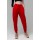 Joggers Summer Red | Джогерры легкие спортивные штаны с высокой талией «Красные» женские