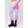 Joggers Tai-Dai Summer | Розовый тай-дай джогерры легкие спортивные штаны с высокой талией женские