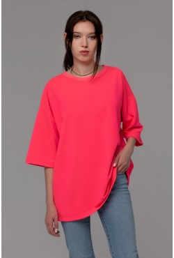 Oversize T-shirt «Neon Pink»|Футболка оверсайз «Неон Розовая» 