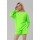Sweatshirt «Sky-Fly» series Neon Green color | Свитшот со спущенным плечом  «Летучая мышь» "Неон Зеленый"