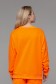 женский оранжевый свитшот орвесайз