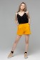  High-waisted Shorts Mustard  M-42-44-Woman-(Женский)    Шорты женские летние горчичные 