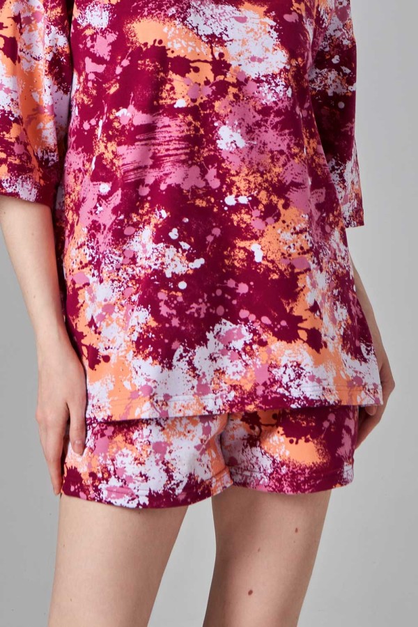 Яркие шорты женские с принтом Акварель   Магазин Толстовок FlySky - шорты короткие боксеры