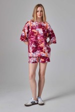  Women shorts with Watercolor print XS-38-40-Woman-(Женский)    Яркие шорты женские с принтом Акварель 