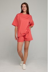 Шорты женские летние коралловые