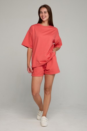 Шорты женские летние коралловые