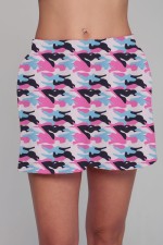  High-waisted shorts military XS-38-40-Woman-(Женский)    Шорты камуфляжные женские летние 