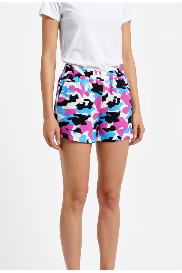 Шорты боксеры камуфляжные женские летние High-waisted shorts military M-42-44-Woman-(Женский) Шорты боксеры камуфляжные женские летние