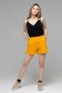  High-waisted Shorts Mustard  S-40-42-Woman-(Женский)    Шорты женские летние горчичные 