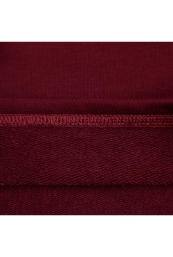 Мужские шорты оверсайз бермуды бордовые из футера