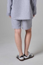 Серые шорты оверсайз удлиненные (бермуды)   Магазин Толстовок Шорты Оверсайз - Женский размерный ряд