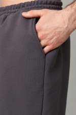 Мужские шорты оверсайз бермуды цвет графитовый (темно-серый) унисекс   Магазин Толстовок Шорты Оверсайз - Мужской размерный ряд