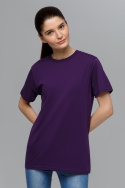 Фиолетовая женская футболка