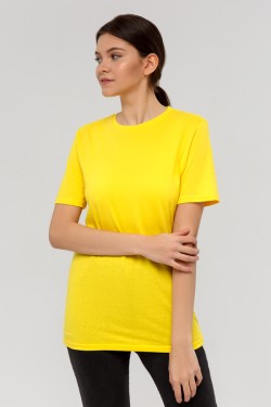 Жёлтая футболка женская
