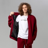 Толстовка «Зип-Бомбер» на металлической молнии оптом от производителя