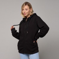 Премиальные худи на молнии с высоким воротом оптом купить у производителя