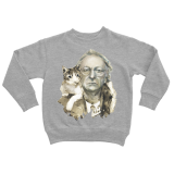 Худи, свитшот, футболка или шоппер с портретом Иосифа Бродского (с котом)