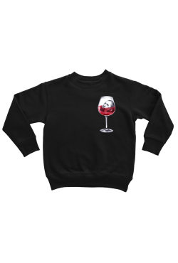 Худи, свитшот, футболка или шоппер с портретом Чарльза Буковски в бокале вина