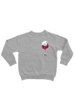 Худи, свитшот, футболка или шоппер с портретом Чарльза Буковски в бокале вина