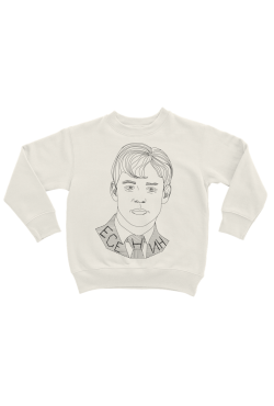 Худи, свитшот, футболка или шоппер с портретом Сергея Есенина (Минимализм)