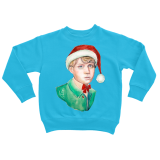 Худи, свитшот, футболка или шоппер с портретом Сергея Есенина (Новогодний)