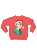 Худи, свитшот, футболка или шоппер с портретом Сергея Есенина (Новогодний)