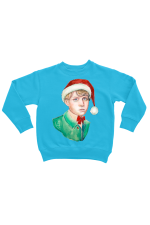 Худи, свитшот, футболка или шоппер с портретом Сергея Есенина (Новогодний)